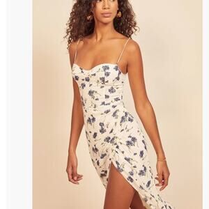 Reformation Kourtney Floral Midi Dress M US 8
